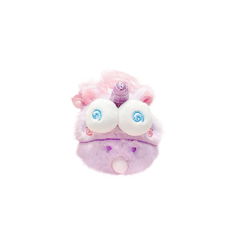 Original Enchanting Unicorn Keychain With Bubble Blowing Plush Design In Colors Adorable