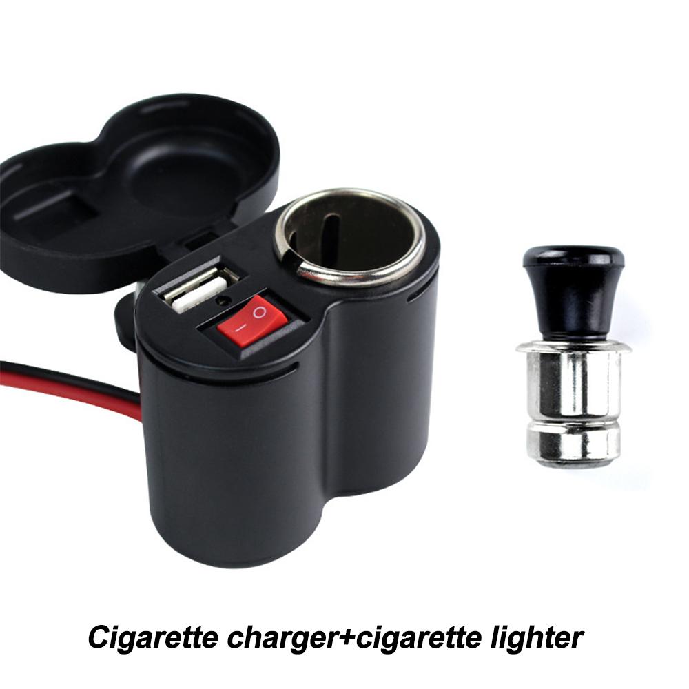 DC 12V-24V USB Ports Socket 3.1A With Switch Charger Built-In Car Camper Multi Plug Port Adapter Charger Recessed Cars