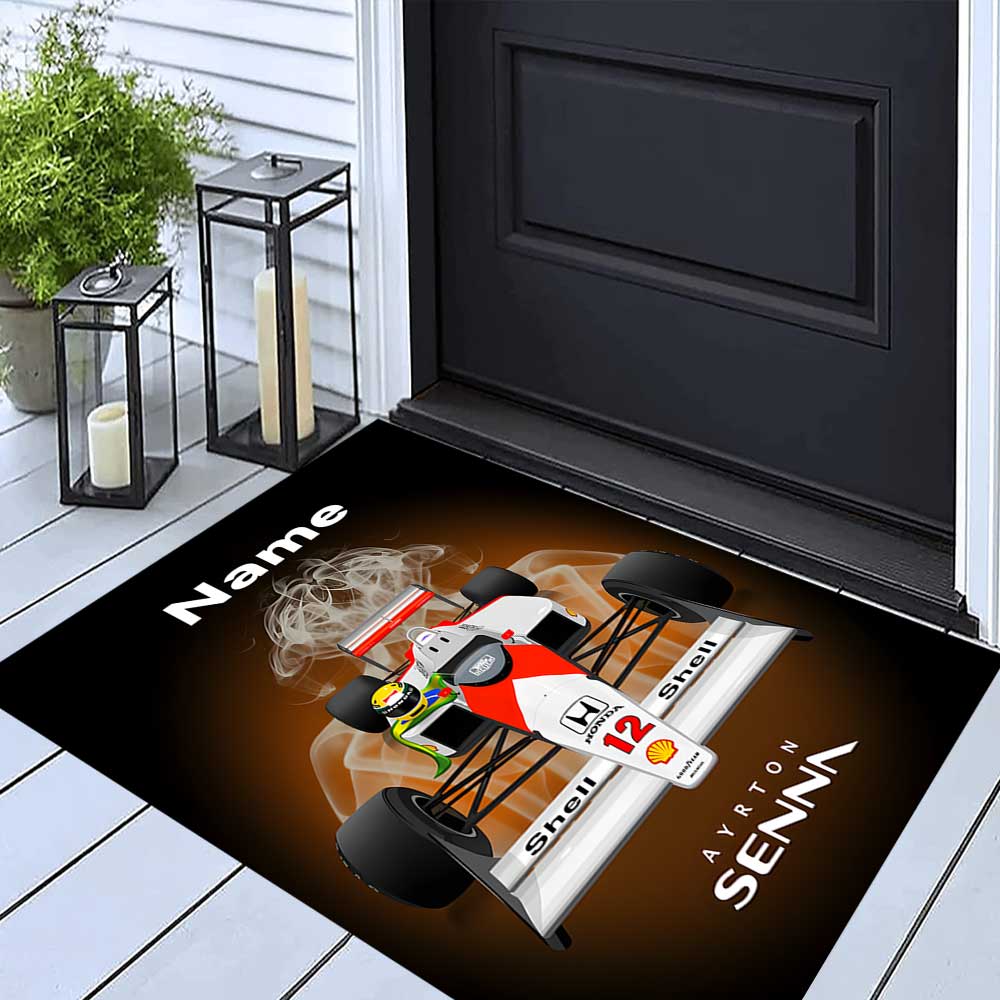 Truck Racing5 Customize Your Name Rug, Office Chair Cushion, Home Bedroom Living Room Gift.