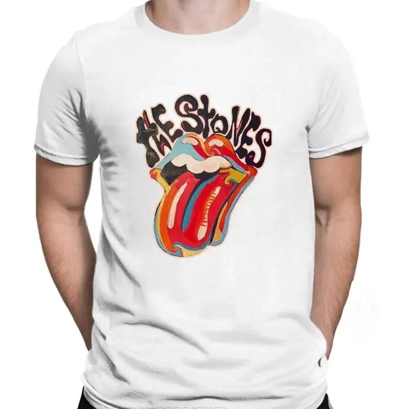 2023 Summer Unisex's Street T-shirt The Rolling Stones T-shirt Personalized Vintage Streetwear T-shirt for Unisex and Women Harajuku Unisex T-shirt