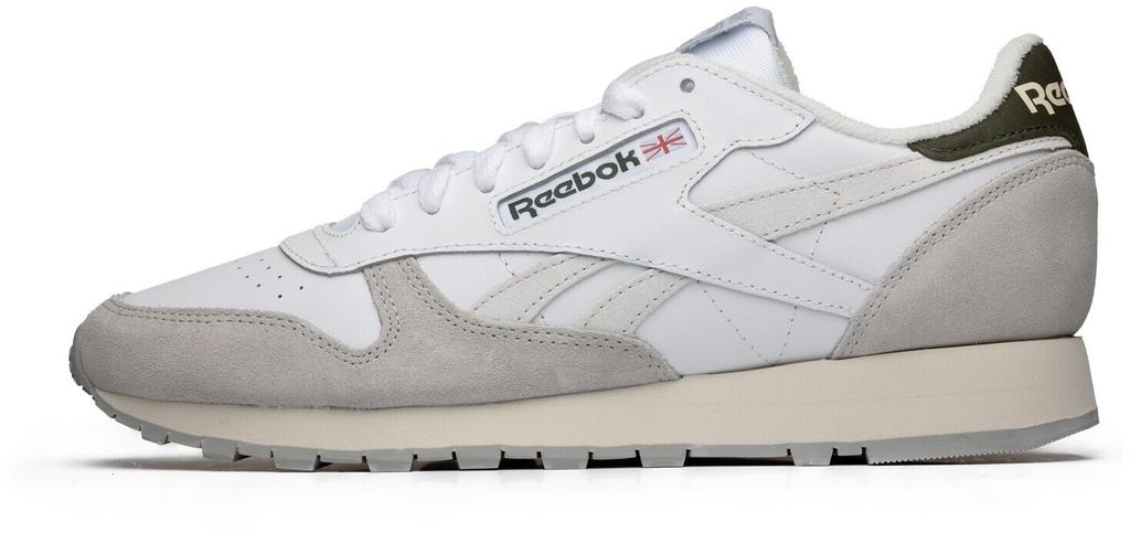 Кроссовки Reebok Classic Leather белый/стильный туман/чистый серый