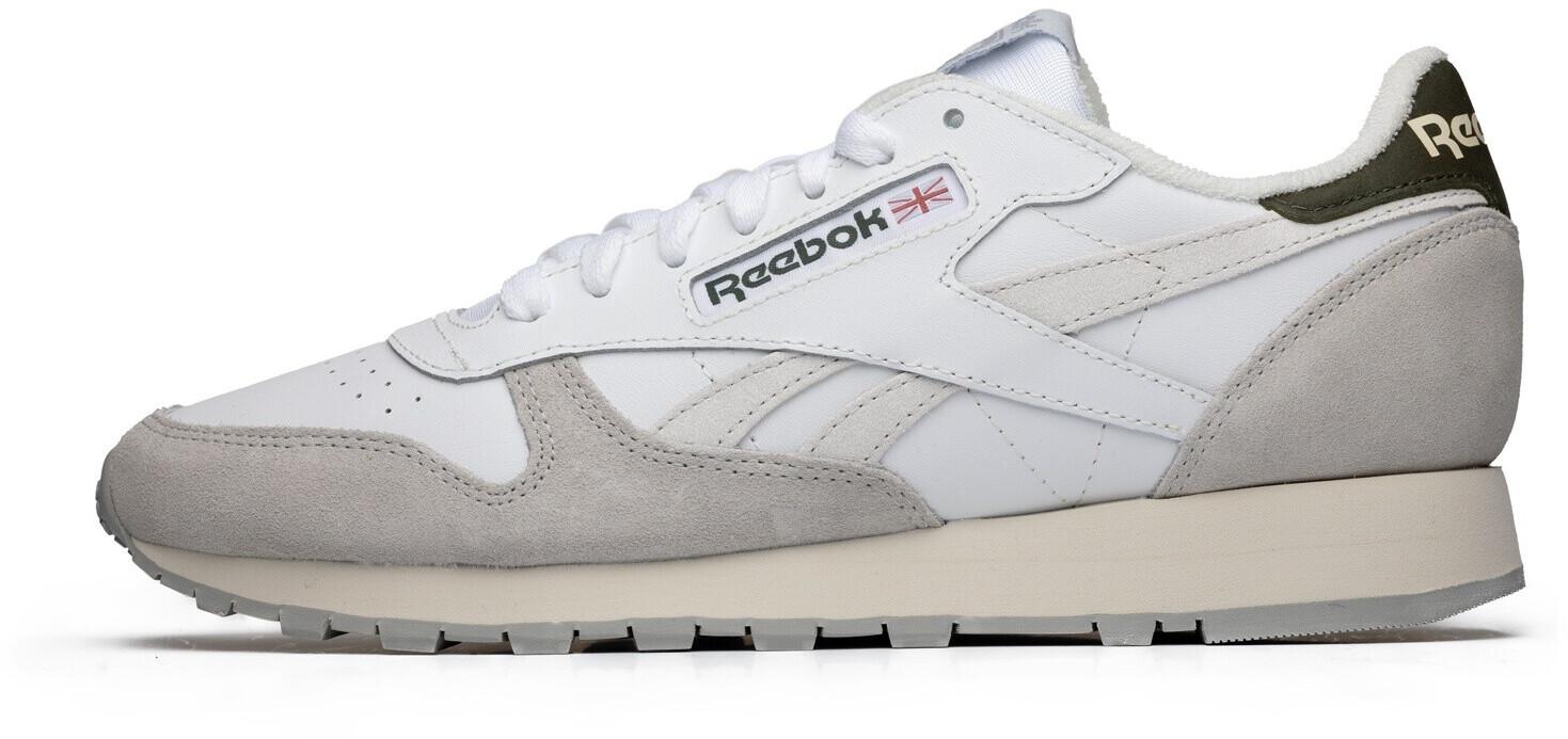 

Кроссовки Reebok Classic Leather белый/стильный туман/чистый серый 36 ½