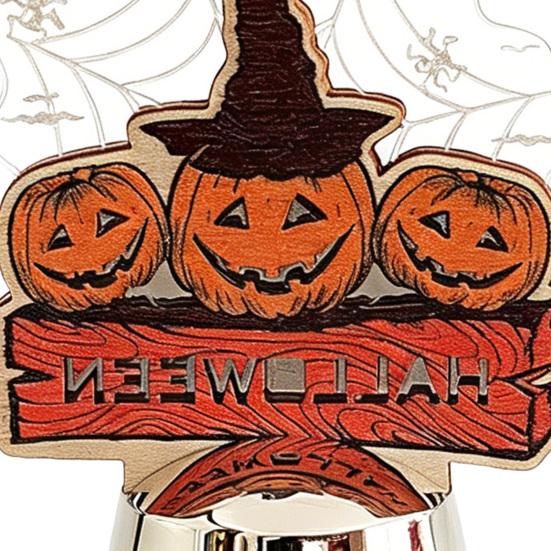 Halloween Pumpkin Night Light, Creative Jack O Lantern LED Lamp, Spooky Table Decor for Party Valentine Gift