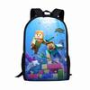 Square Man School Bag Cartoon Backpack Minecraft Backpack Game Printing Large Capacity
