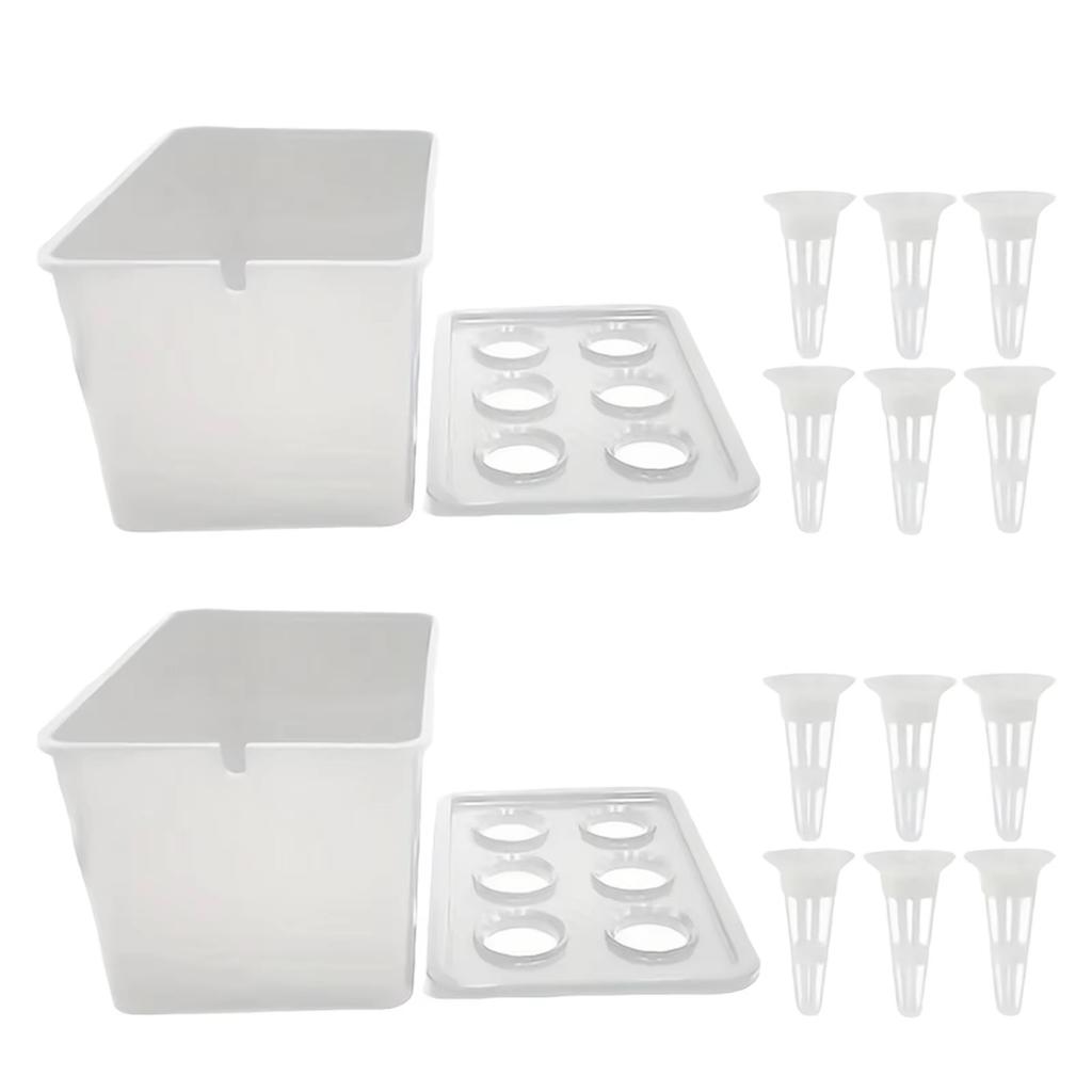 Gardening Nursery Pots Hydroponic System Growing Box Universal Planting Container for Propagation Plants Vegetable Boxes