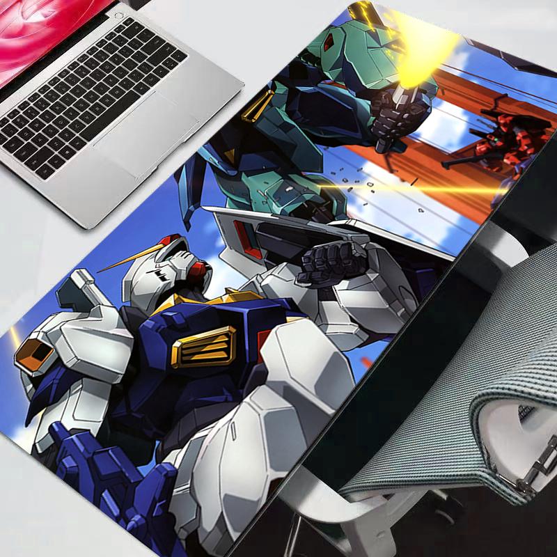 

Mobile Suit Gundam Computer Varmilo Keyboard Mouse Pad Anime Gaming Accessories Table XXL Gamer Carpet Desk Mat Mousepad 30x60x0.2cm