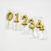 Birthday Party Decoration Copyright Opera House Shape Golden Cake Baking Candle Numbers Golden Number Candles