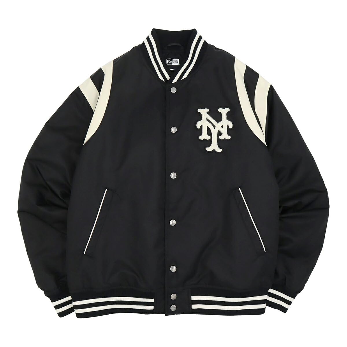

Куртка университетская джемпер стадион MLB Cooperstown NYM черный XL NYLON VARSITY NEYMETCO BLK [New Era]