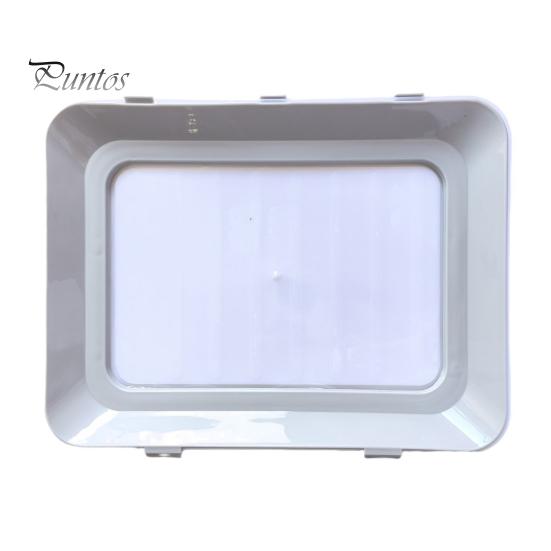 

Піднос для зберігання їжі Багаторазові Штабельовані Контейнери для зберігання їжі Герметичні Підноси для зберігання фруктів для холодильника 1pc сірий