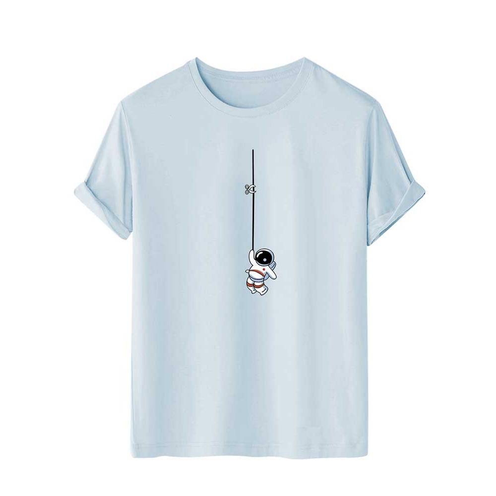 Camiseta con estampado de astronauta para hombre, ropa sencilla y lisa,  ropa informal de uso diario, camisa de gran tamaño, camisetas urbanas  Harajuku Compra barata en Joom, image size:1000x1000