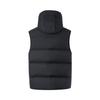 Li Ning China Color Series Solid Color Zipper Hooded Comfortable Breathable Down Vest Men Vest Dark-Gray AMRU069-1