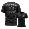 ASKARI Boxing Fighting Men's T Shirt Summer Sports Fitness Breathable Round Neck Short Sleeve Outdoor Trainning Clothing Moto