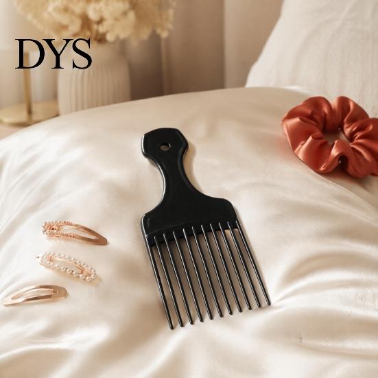 Curly Hair Comb Pick for Men Women, Wide Tooth Lift Lightweight Styling Detangling, Plastic Afro Curly, Thick Quick