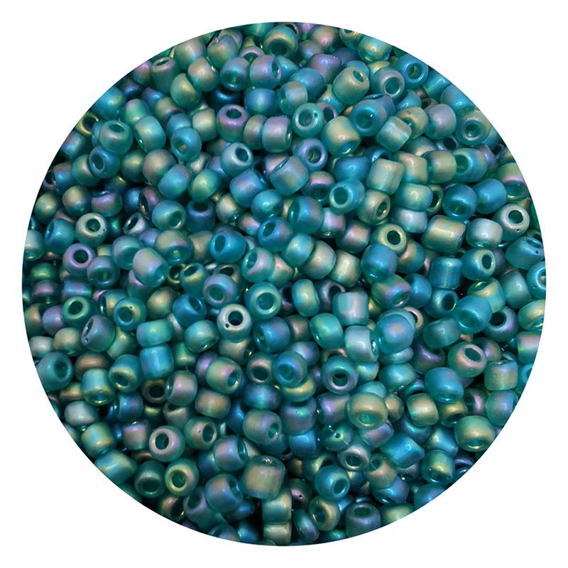 Premium 3mm Frosted AB Seed Beads for Handmade DIY Jewelry