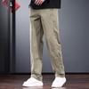 JIELEINUO Men's Cleanfit Outdoor Quick-Dry Straight-Leg Casual Pants