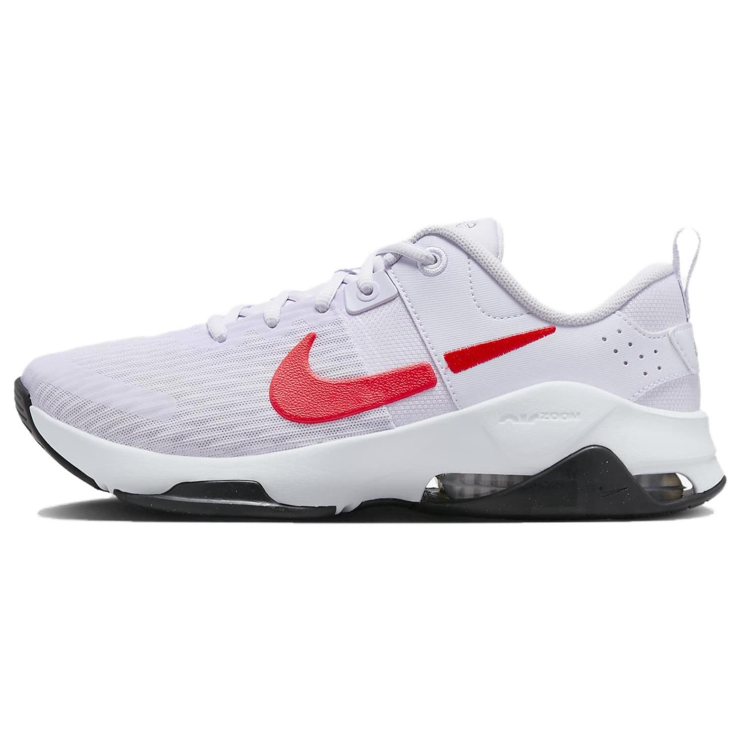 

Nike Zoom Bella 6 Cushioning, Wear Resistant Low top Training Shoes Women s White Red DR5720-502 42