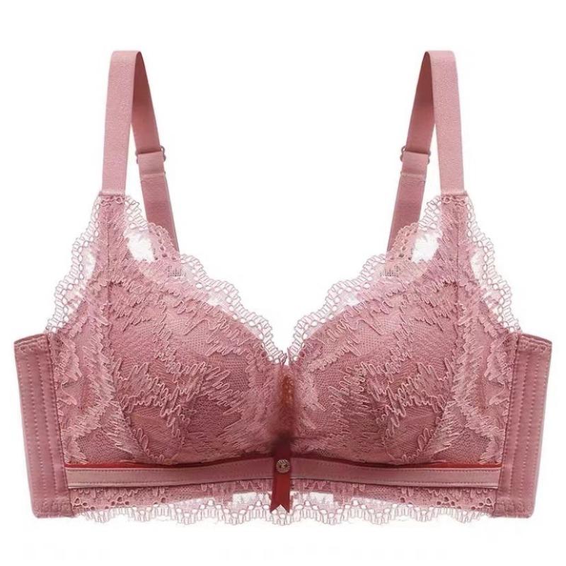 Non-ocel Ring Gathered Prodyšná podprsenka Spodní prádlo Dámská podprsenka s tenkou částí