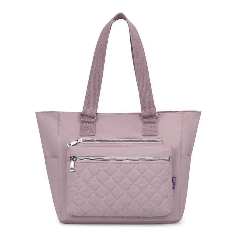 Large capacity bag women's spring new shoulder handbag retro commuter tote bag multi-compartment messenger bag