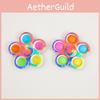 Spinner With Stressrelief Silicone Bubbles For Kids And Office Use Desk