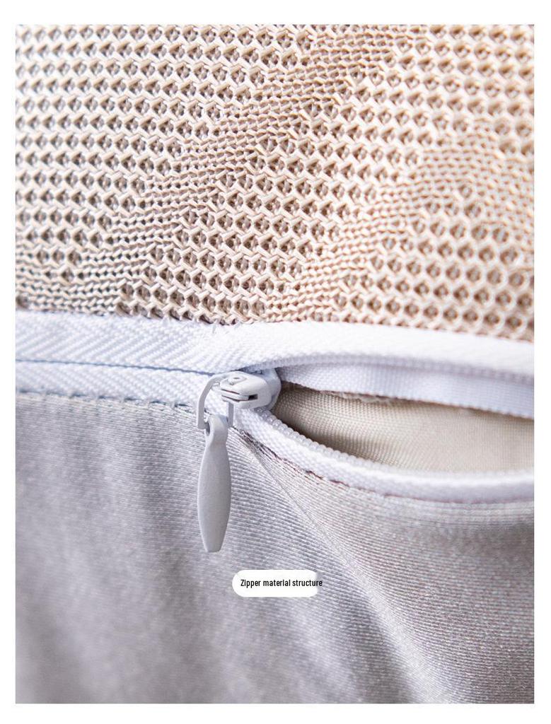 Luxuriöses Modernes Rutschfestes Sofakissen aus Eisseide - Kühle Minimalistische Sommer-Sitzauflage