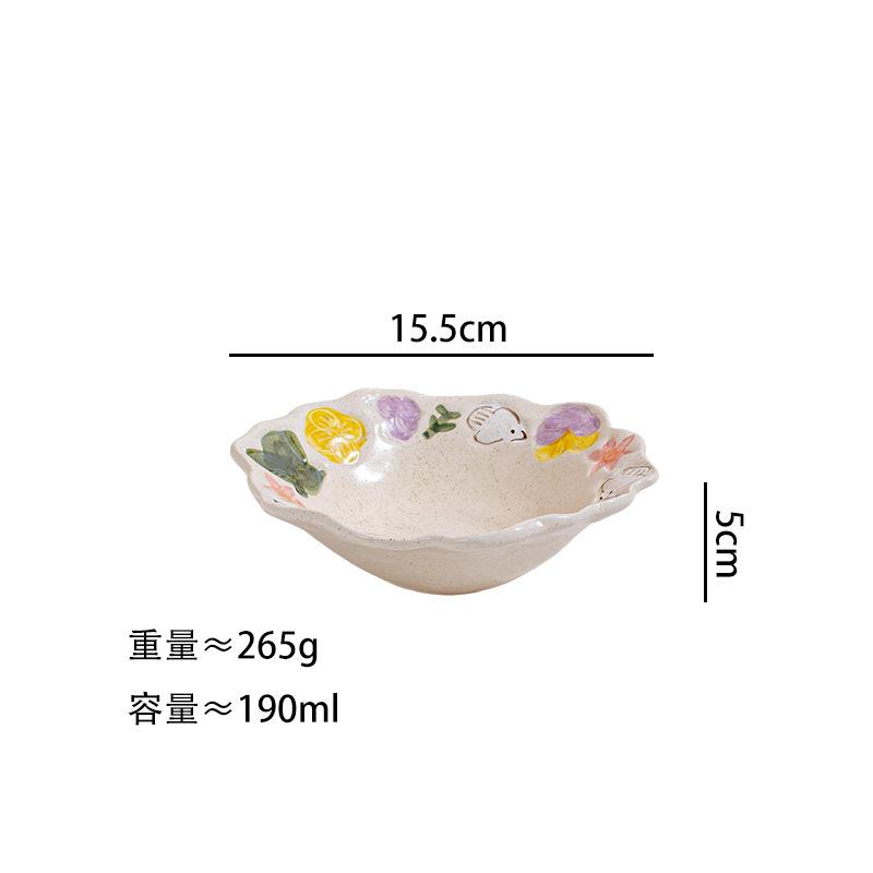 Japanese Retro Rice Bowls, Hand-Painted Bowls, Breakfast Plates, Deep Dishes, Vegetable Plates, Dessert Plates, Light Soup Plates, Salad Plates, Under