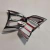 For Kia Picanto 2018-/Morning  Steering Wheel ABS Chrome Decorative Cover Steering Wheel Button Adjuster Sticker Trim