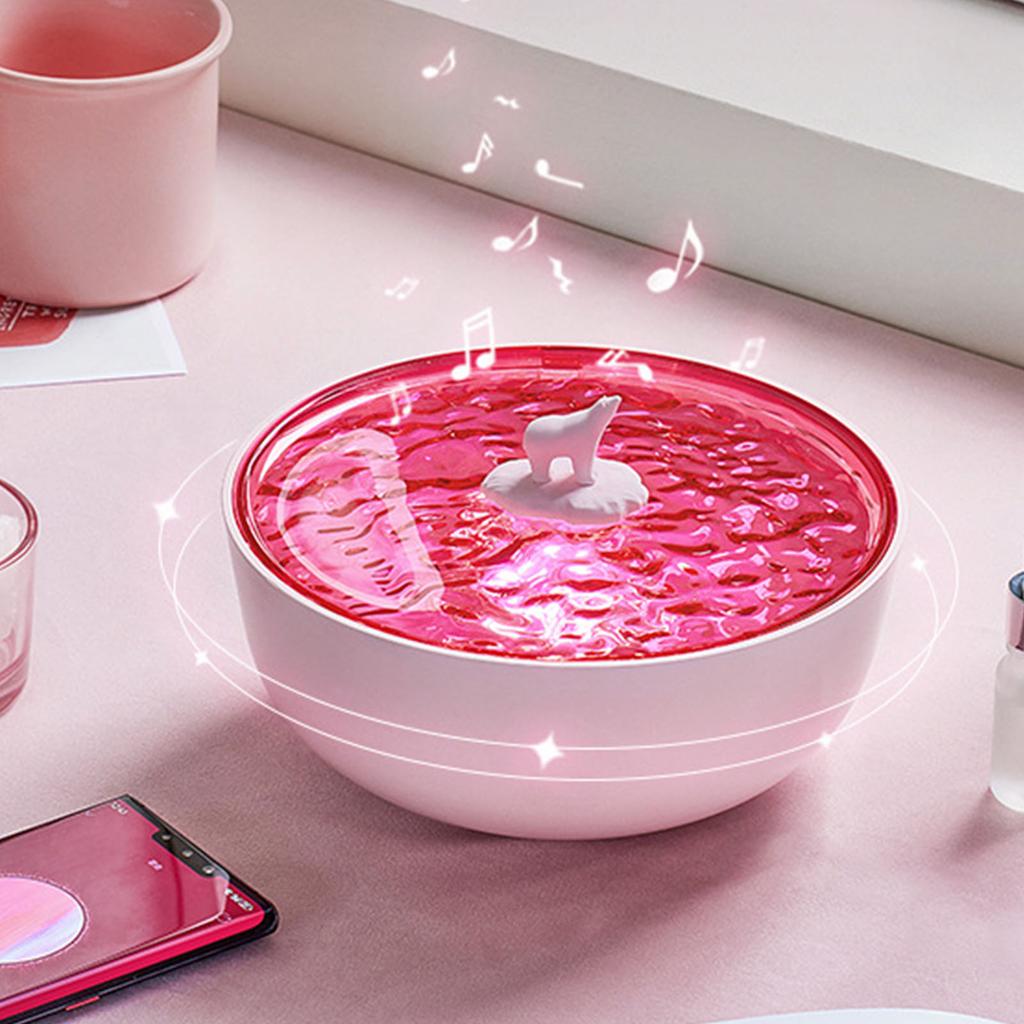 4 v 1 bílý šum Bluetooth reproduktor Ocean Wave projektorová lampa bezdrátový reproduktor aroma difuzér pro