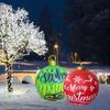Christmas Decorations Outdoor Festival Venue Layout Festival Party Decoration 60cm Christmas Ball