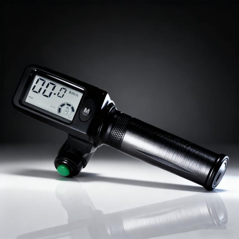 Digital Battery Meter Throttle Grip Electric Bike Handlebar Adjustable Speed Control for Most Model