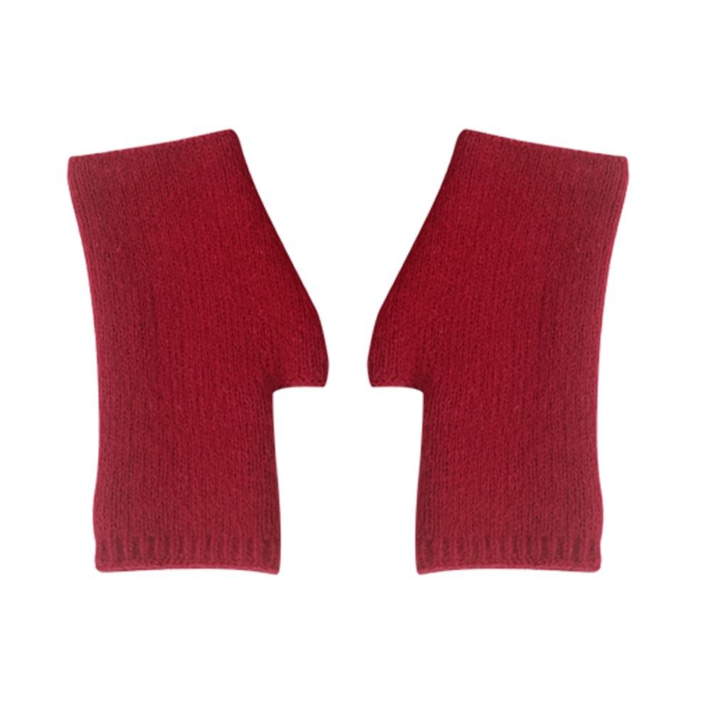 Exposed Finger Half Mittens Wool Blend Knitted Gloves Protable Fingerless Gloves Autumn Winter