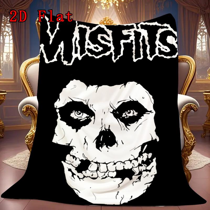 Misfits 2D Flat Pattern Flannel Blanket High quality All Seasons Warmth and Comfort Perfect for Christmas Gifts.NMT0928117