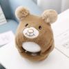 Solid Color Baby Beanie Cap Bear Kids Crochet Hat Cute Kids Ear Protection Hat  Boys
