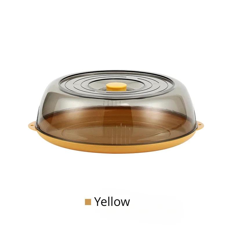 Household Food Insulation Cover Transparent Stackable Dust-Proof Insect Food Insulation Cover Kitchen Gadgets Reusable