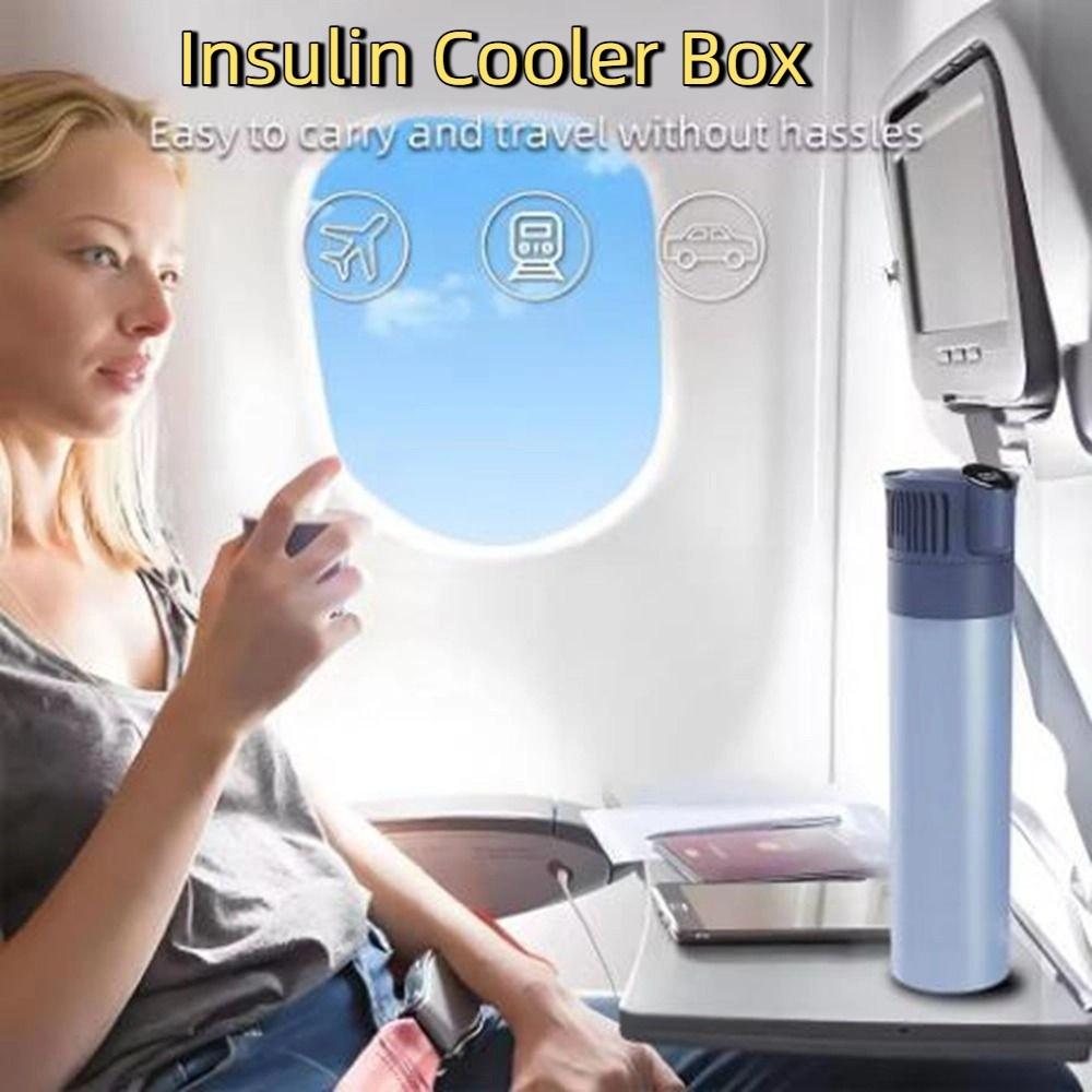 LCD Digital Display Insulin Cooler Box USB Charging Medication Refrigerator Cup  Summer