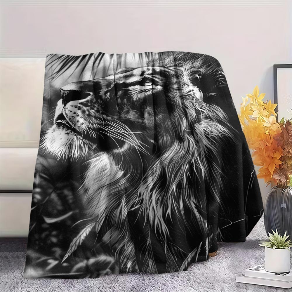 1 Manta de Franela con Estampado de Dibujos Animados, Alta Calidad, Cómoda para Todas las Estaciones, Decoración del Hogar, Calidez y Confort, Perfecta para Regalo de Navidad o Cumpleaños