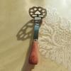 Solid Wood Handle Stainless Steel Soup Spoon Household Potato Puree Tool Kitchen Accessory Potato Presser