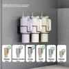 3Pcs/Set Kitchen Magnetic Fridge Mount Carbon Steel Storage Rack for Stanley Cup and Lid Holder
