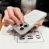 IPhone18PROMAX Transparent Magnetic Mobile Phone Case Is Suitable for Apple 17 Creative Lens Holder with Lens Film 16.