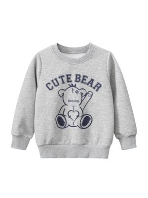 27kids Herbstbär Plüschpullover für Kinder