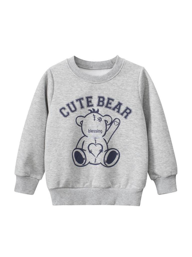 27kids Autumn Bear Plush Sweater for Children