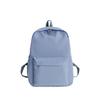 Waterproof Large-Capacity School Backpack for Teens – Smooth Zipper, Solid Color, Casual Daypack for Students