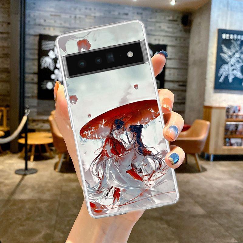 

Heaven Official’s Blessing Gift Phone Case for Google Pixel 8 7 6 5 4 4XL Silicone 7A 6A 5A 4A 3A 3AXL Pro 5G Transparent Shell Pixel 8