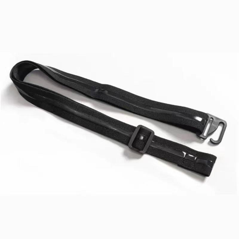 Black Seamless Super Stretch Unisex Belt – No Holes, Versatile for Jeans, Fashion-Forward Style