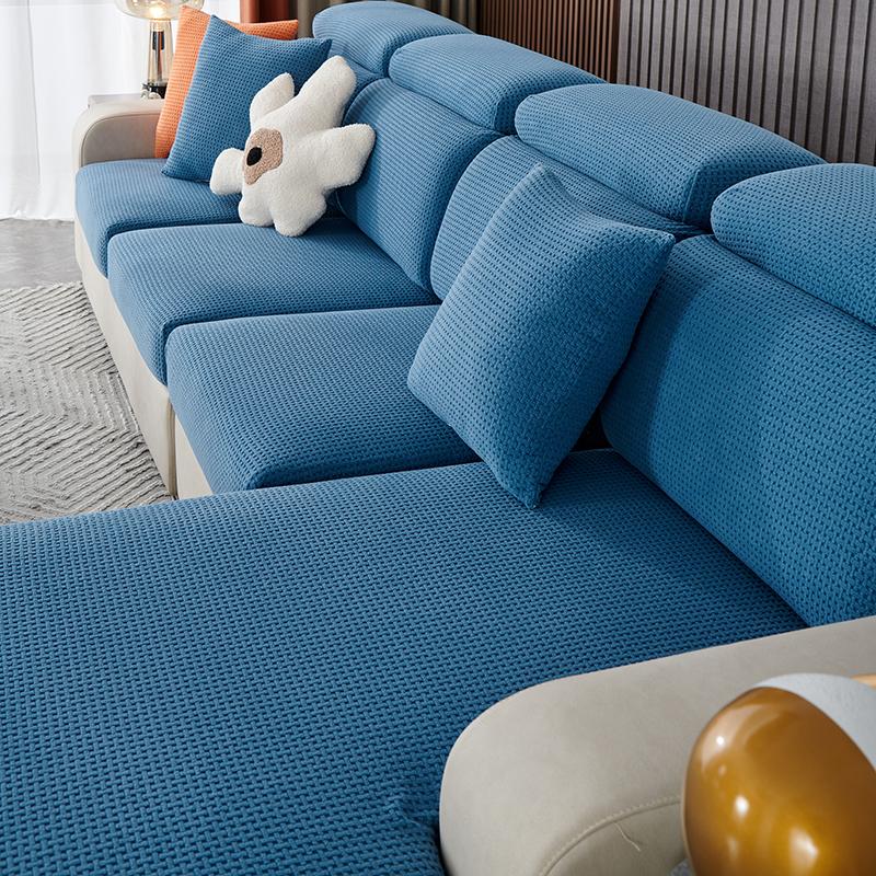 

Sofa Cushion Cover, High Elastic Jacquard Fabric, All-Season Pet Anti Dirt, Machine Washable Sofa Cover back cover S