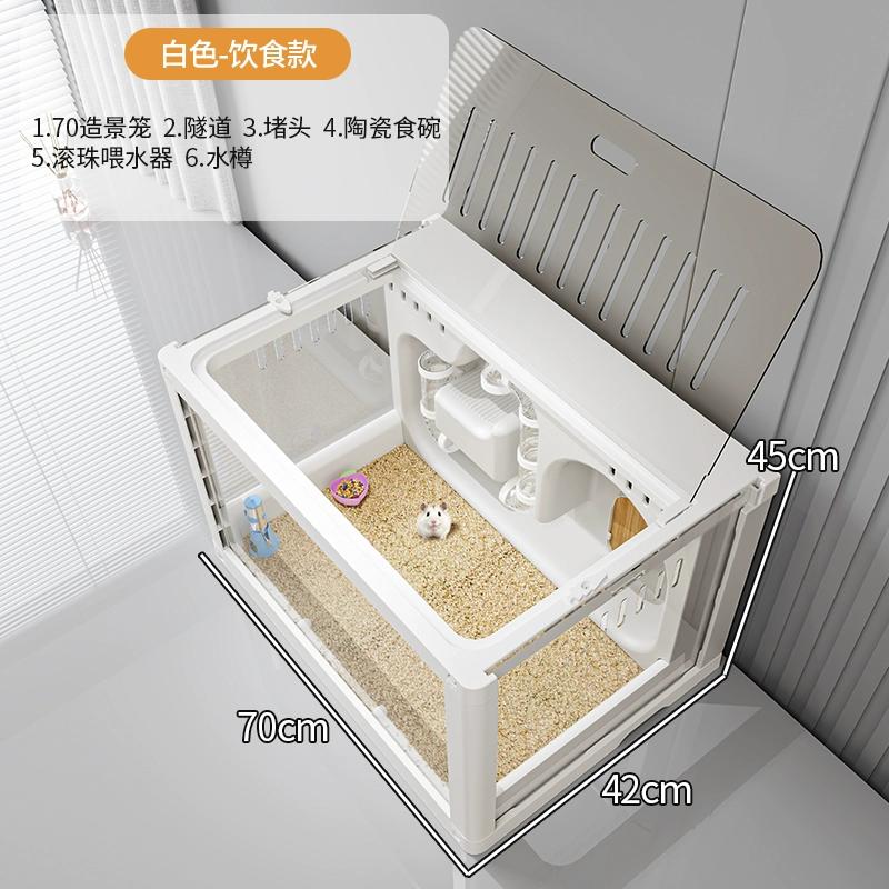 Large Luxury Hamster Cage Transparent Mouse Habitat Syrian Bear Mouse Enclosure Spacious Pet Villa Premium Rodent Housing System