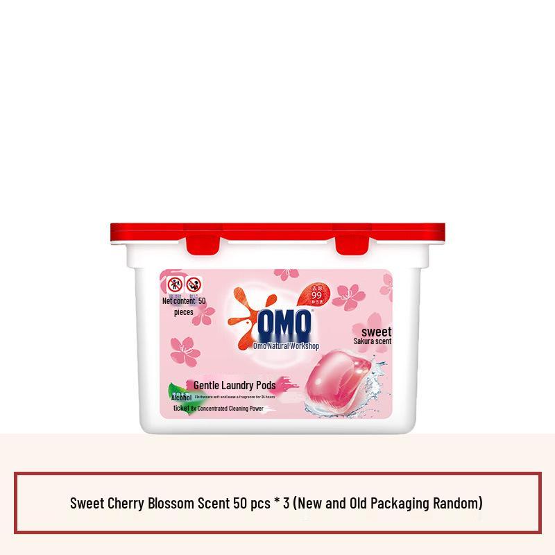 Mystic Lavender 3-in-1 Laundry Pods: Stain Remover, Sterilizer, Mite Remover with Long-Lasting Fragrance.