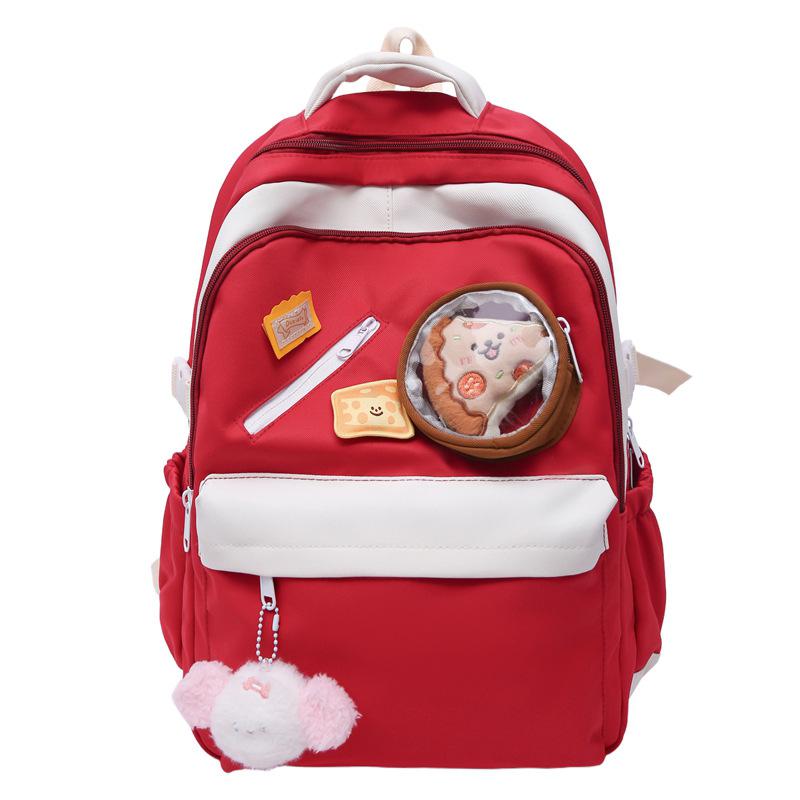 Campus Schultasche Damen Rucksack mit großer Kapazität Studentenrucksack