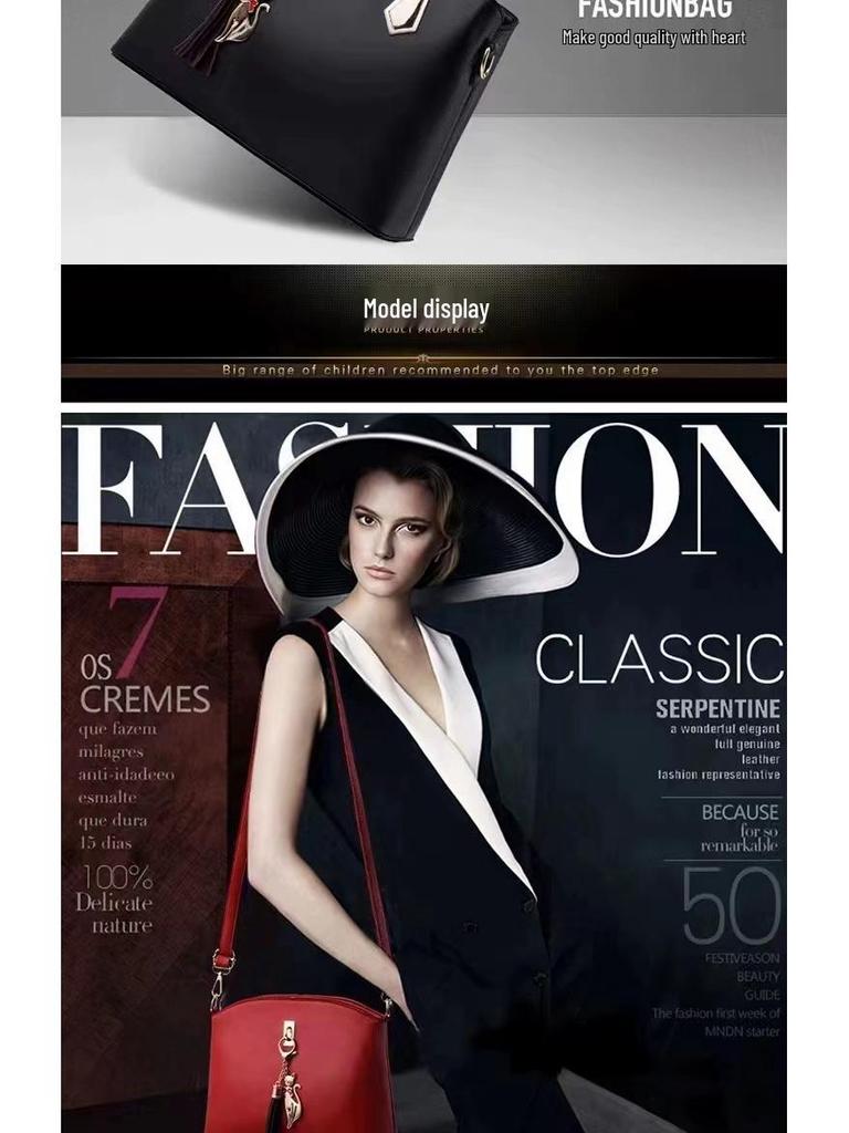 Borsa a Mano Elegante da Donna Stile Hong Kong – Borsa a Tracolla e a Spalla di Grande Capacità