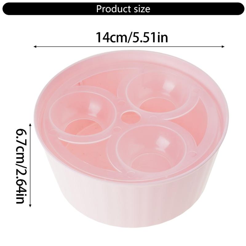 Multifunctional Hydroponic Planter With Dividers Shatterproof Plastic Water Planting Container For Hyacinth Growing
