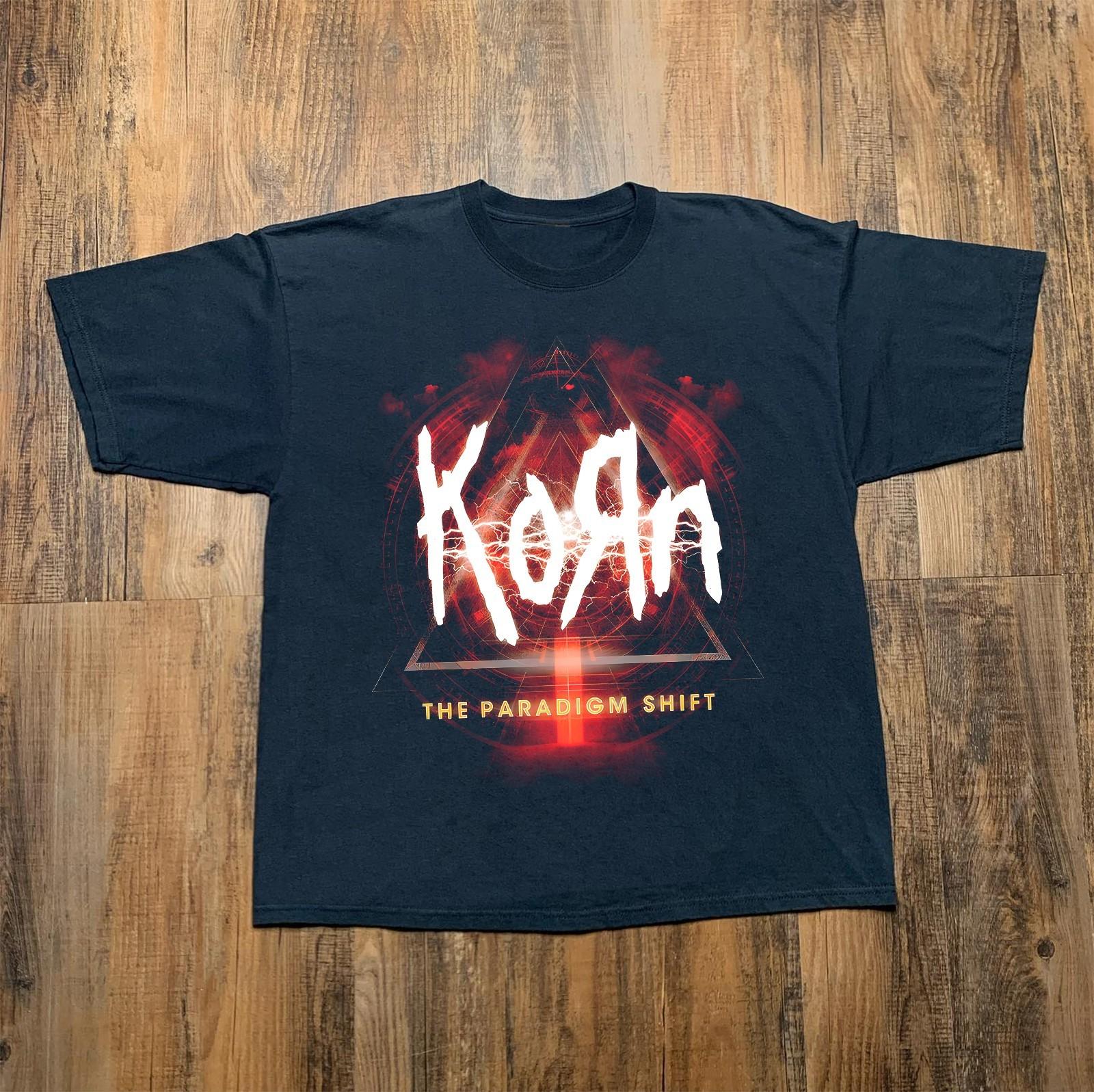 Korn The Paradigm Shift Album Black Unisex T-shirt Size S-5XL XL